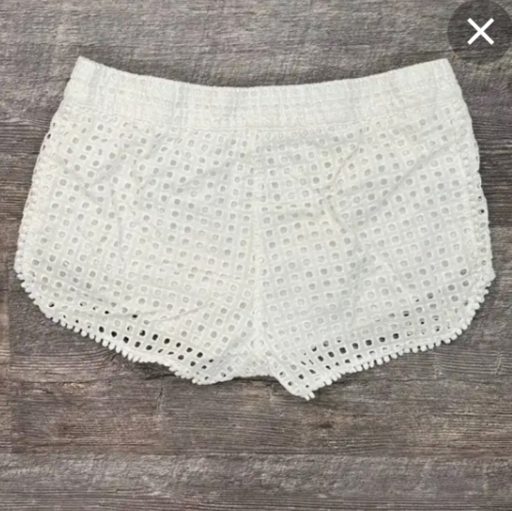 Lily Pulitzer Eyelet White Shorts - Picture 5 of 9
